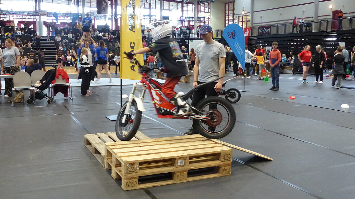Trial-Fahrer
